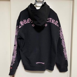 クロムハーツ(Chrome Hearts)のクロムハーツ マッティボーイ　パーカー　アーチロゴ　ピンク　XLサイズ　(パーカー)