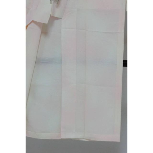 Ｓお仕立て上がり正絹絽の長襦袢　薄ピンク地にぼかし模様　半衿付き レディースの水着/浴衣(着物)の商品写真