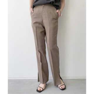 アパルトモンドゥーズィエムクラス(L'Appartement DEUXIEME CLASSE)の【COUTURE DADAM】GUNCLUB CHECK SLIT PANTS (カジュアルパンツ)