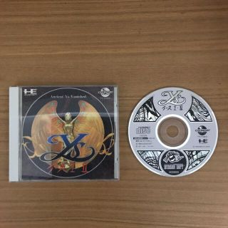 エヌイーシー(NEC)のPCエンジン　CD-ROM Ys Ⅰ・Ⅱ(家庭用ゲームソフト)