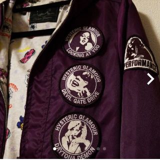 少し美品 HYSTERIC GLAMOUR ヒステリックグラマー ジャンパー