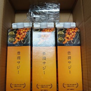 豊潤サジー1000ml×3  おまけ付き(ダイエット食品)