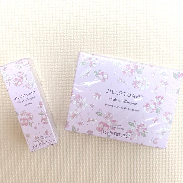 JILLSTUART(ジルスチュアート)のサクラブーケ マイリップス& ブルーム ミックスブラッシュ コンパクト コスメ/美容のベースメイク/化粧品(口紅)の商品写真