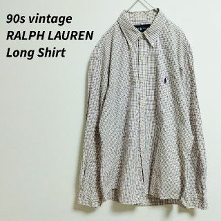 ポロラルフローレン(POLO RALPH LAUREN)の90s vintage　Ralph Lauren　ラルフローレン　長袖シャツ(シャツ)