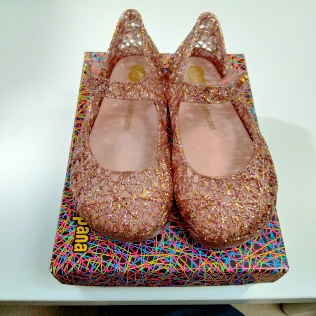 melissa(メリッサ)のMINI MELISSA CAMPANA ZIG ZAG V　ミニメリッサ　カン キッズ/ベビー/マタニティのベビー靴/シューズ(~14cm)(サンダル)の商品写真