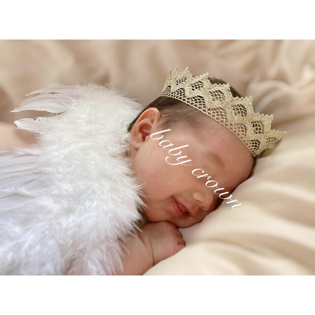 baby crown ハンドメイドのキッズ/ベビー(その他)の商品写真