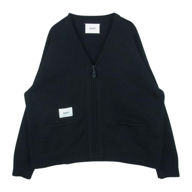 約675cm身幅ダブルタップス PALMER SWEATER カーディガン