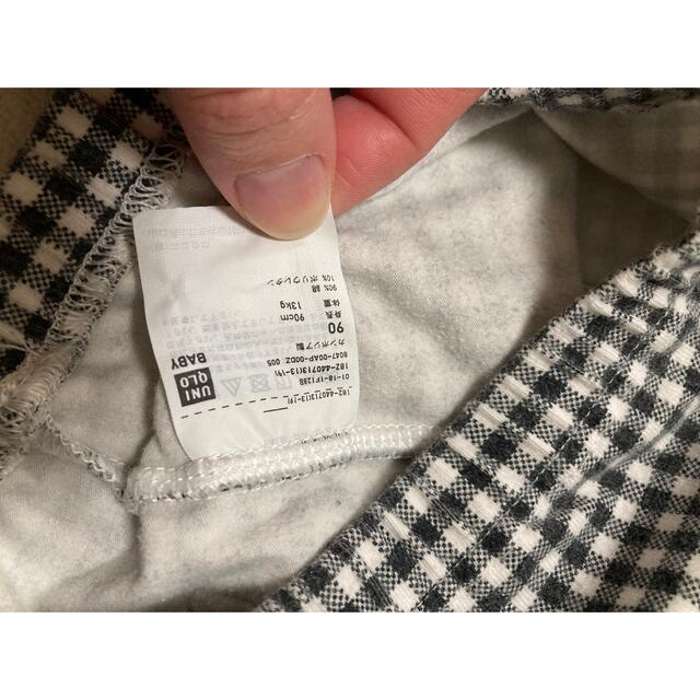 UNIQLO(ユニクロ)の90 ユニクロ レギンス パンツ　2枚セット キッズ/ベビー/マタニティのキッズ服女の子用(90cm~)(パンツ/スパッツ)の商品写真