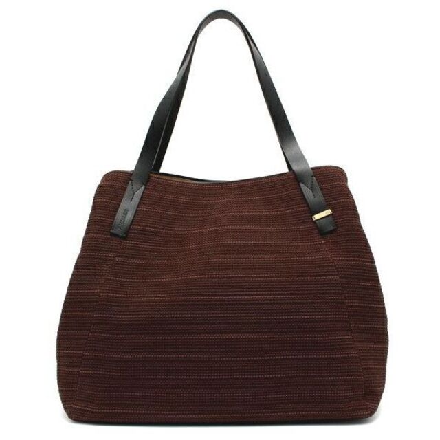 At.COULEUR◇美品 パナマトートBAG(ブラウン)◇EDIFICE購入 【内祝い