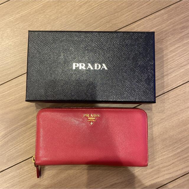 最終値PRADA/サフィアーノ長財布