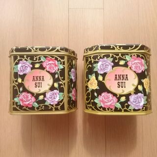 アナスイ(ANNA SUI)のANNA SUI　アナスイ　ギフトボックス缶　2種類(ボトル・ケース・携帯小物)