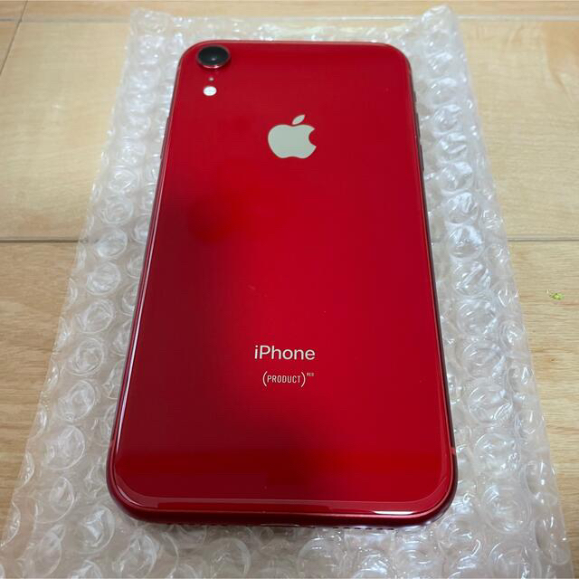 iPhone XR SIMフリー　美品　RED 赤　xr PRODUCT 64G