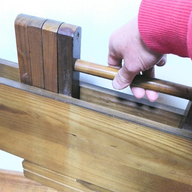 【アンティーク】ちどり産業  折り畳み式テーブル 7