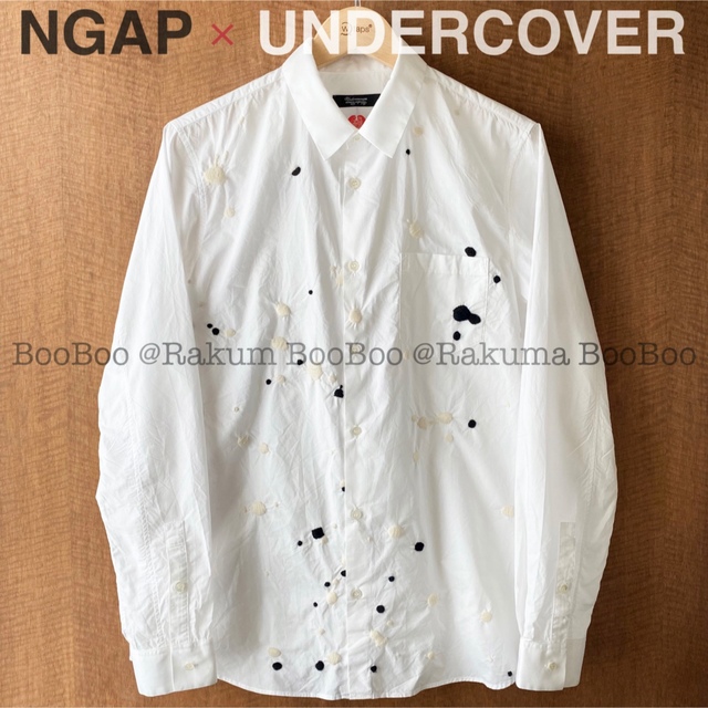 ポケットいっぱい JONIO着用 UNDERCOVER 22ss Ryドット総柄長袖開衿