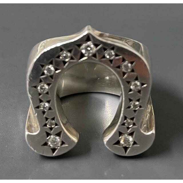 TENDERLOIN(テンダーロイン)のテンダーロインホースシューリング、ダイヤ入り メンズのアクセサリー(リング(指輪))の商品写真