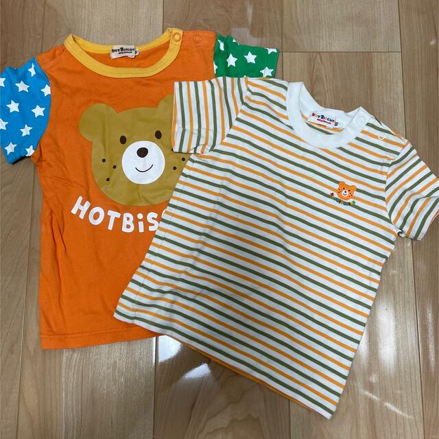 HOT BISCUITS(ホットビスケッツ)のホットビスケット2枚セット　90サイズ キッズ/ベビー/マタニティのキッズ服男の子用(90cm~)(Tシャツ/カットソー)の商品写真