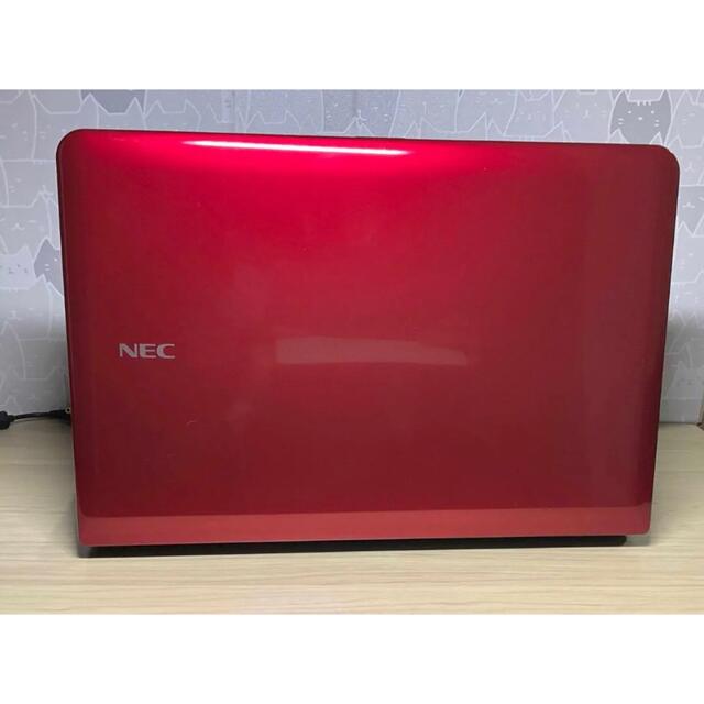 NEC 真赤綺麗　PCLS550CS6R　SSD WIN10 Office付