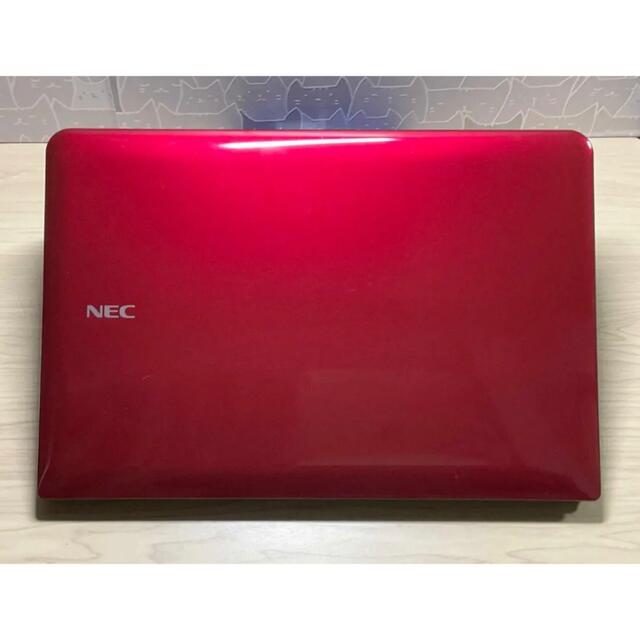 NEC 真赤綺麗　PCLS550CS6R　SSD WIN10 Office付