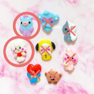 ビーティーイシビル(BT21)のひろ様専用 2セットおまとめ(デコパーツ)