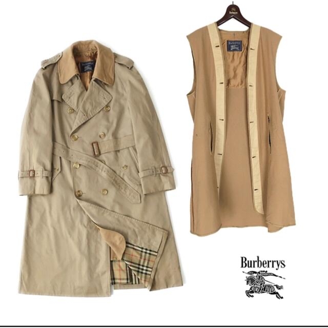 BURBERRY(バーバリー)の【未使用品】BURBERRY バーバリー ダブルトレンチコート ロング丈 メンズのジャケット/アウター(トレンチコート)の商品写真