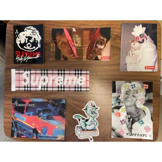 シュプリーム(Supreme)のSupreme Sticker 18枚セット BURBERRY(しおり/ステッカー)