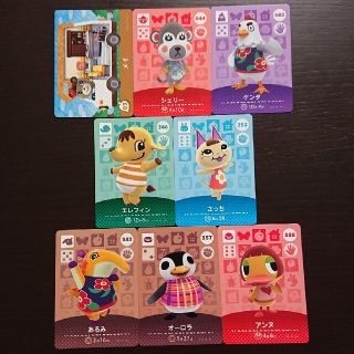 ニンテンドウ(任天堂)のまろん様専用 どうぶつの森 amiiboカード8枚セット(カード)