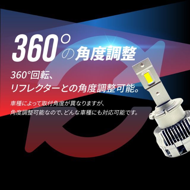 HIDより明るい○ D2R LED ヘッドライト N-BOX 爆光 7