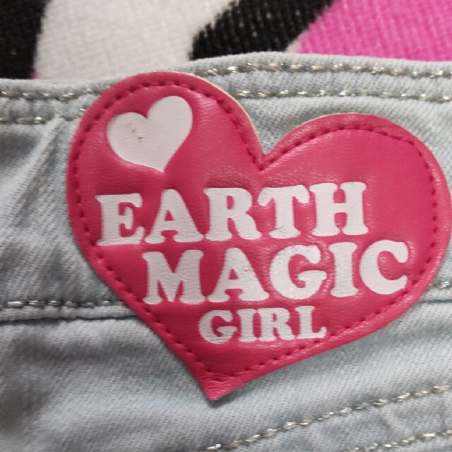 EARTHMAGIC(アースマジック)のアースマジック　スカパン　ショーパン　2枚セット　100cm キッズ/ベビー/マタニティのキッズ服女の子用(90cm~)(スカート)の商品写真