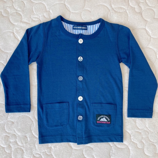 mikihouse(ミキハウス)の美品　LITTLE BEAR CLUB カーディガン キッズ/ベビー/マタニティのキッズ服男の子用(90cm~)(カーディガン)の商品写真