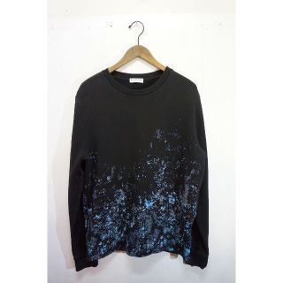 バレンシアガ(Balenciaga)の国内正規 15AW BALENCIAGA ペイント スウェット 黒409L▲(スウェット)