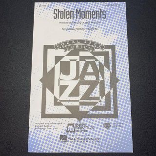 Stolen Moments 合唱 楽譜(楽譜)