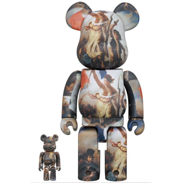 BE@RBRICK Eugène Delacroix  100％ & 400％ベアブリック