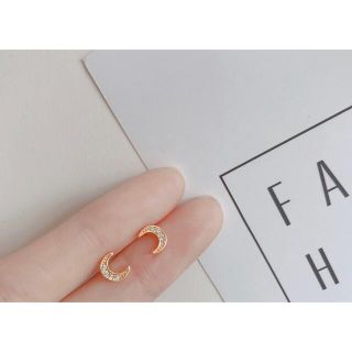 高品質小ぶりシンプルピアス　s925純銀針(ピアス(両耳用))
