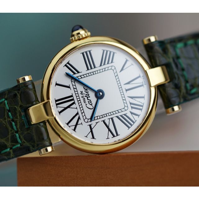 Cartier(カルティエ)の美品 カルティエ マスト ヴァンドーム オパラン ローマン SM  レディースのファッション小物(腕時計)の商品写真
