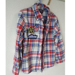 トミーヒルフィガー(TOMMY HILFIGER)のトミーヒルフィガー　チェックシャツ110(Tシャツ/カットソー)