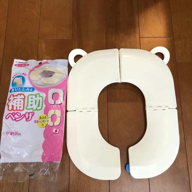 ＊mao様専用＊ こども用　折りたたみ式補助便座 キッズ/ベビー/マタニティのおむつ/トイレ用品(補助便座)の商品写真