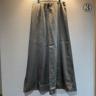 ユナイテッドアローズグリーンレーベルリラクシング(UNITED ARROWS green label relaxing)の★ユナイテッドアローズ　グリーンレーベル　サテンロングスカート★(ロングスカート)