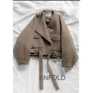 ENFOLD JACKET バーズアイ　クロップドジャケット　53,900円