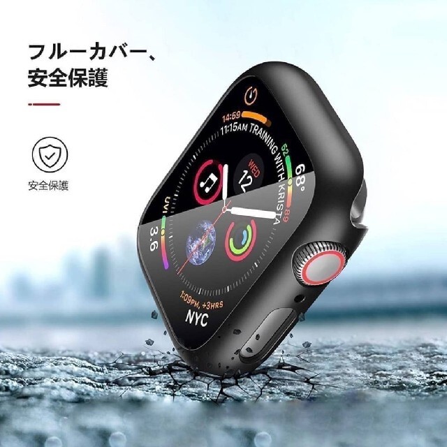 Apple Watch アップルウォッチ カバー 保護 ケース ブラック メンズの時計(その他)の商品写真