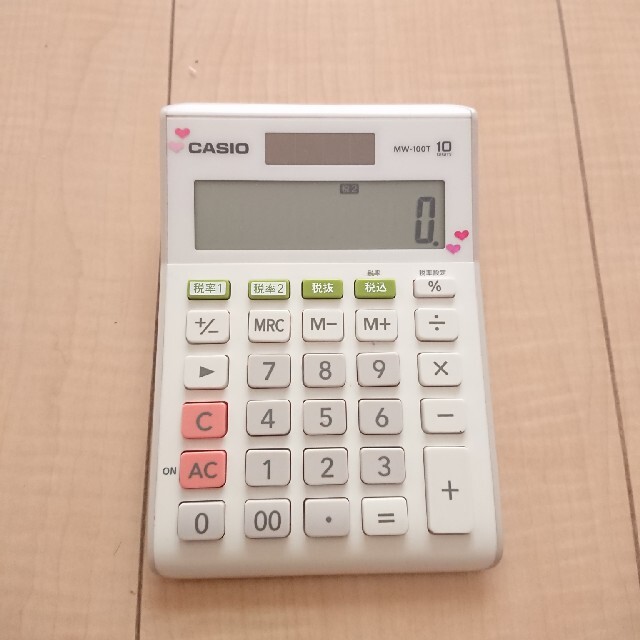 CASIO(カシオ)のCASIOの電卓 インテリア/住まい/日用品のオフィス用品(オフィス用品一般)の商品写真