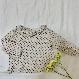 ザラキッズ(ZARA KIDS)のZARA トップス 襟付き 80(シャツ/カットソー)