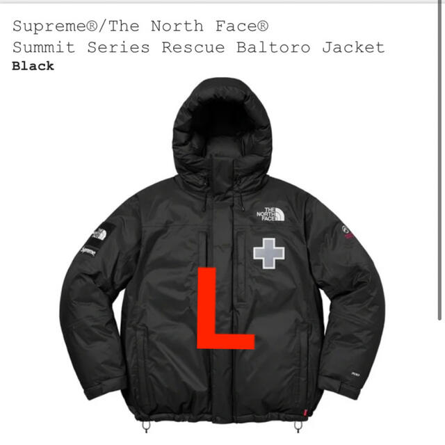 Supreme(シュプリーム)のsupreme north face baltoro rescue バルトロ　L メンズのジャケット/アウター(ダウンジャケット)の商品写真