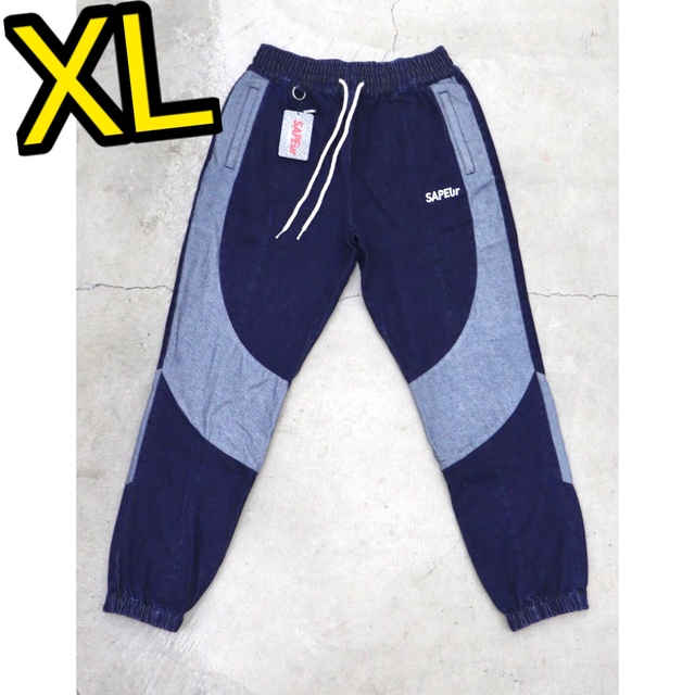 wtaps【新品未開封】SAPEur DENIM TRACK PANTS インディゴ XL