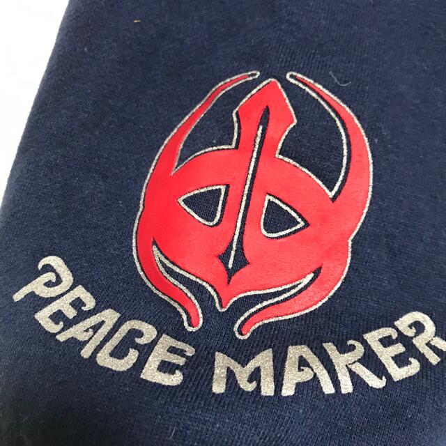 PEACE MAKER ピースメーカー パーカー ネイビー 鬼 禅 メンズのトップス(パーカー)の商品写真