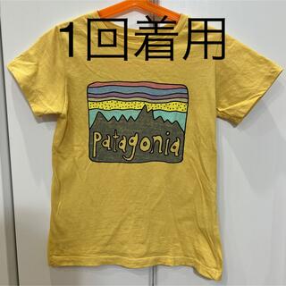 パタゴニア(patagonia)の1回着用　パタゴニア　ロゴ Tシャツ　5T(Tシャツ/カットソー)