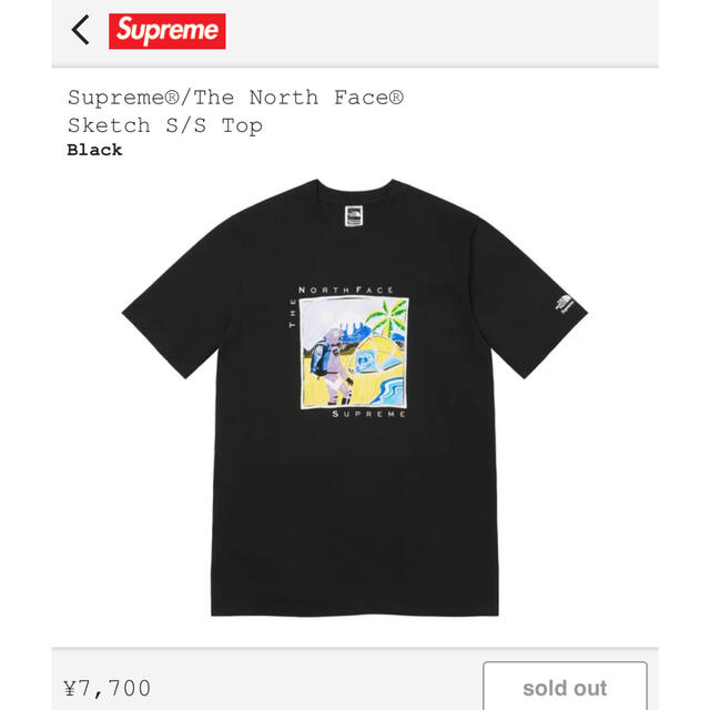 Supreme / The North Face Sketch S/S Top