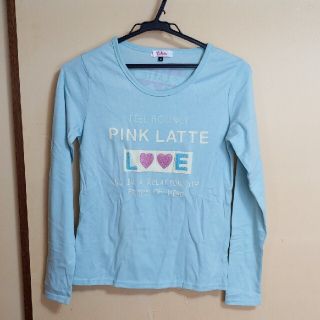 ピンクラテ(PINK-latte)のPINK-latte　Tシャツ　長袖　レディース　サイズS/160(Tシャツ(長袖/七分))