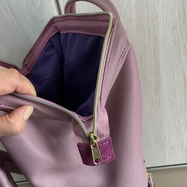 anello(アネロ)のアネロ　リュック　新品　くすみピンク　ラベンダー　パープル レディースのバッグ(リュック/バックパック)の商品写真