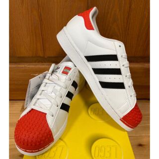 アディダス(adidas)のニック様専用【新品】adidas×LEGOスーパースター(レッド:23.5cm）(スニーカー)