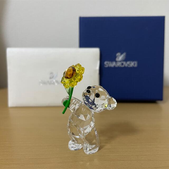 SWAROVSKI(スワロフスキー)の【美品】スワロフスキー　クリスタルベア インテリア/住まい/日用品のインテリア小物(置物)の商品写真